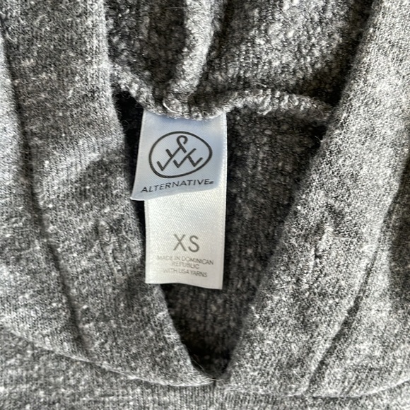 GREY HOODIE XS ALTERNATIVE COMFY - Picture 2 of 3